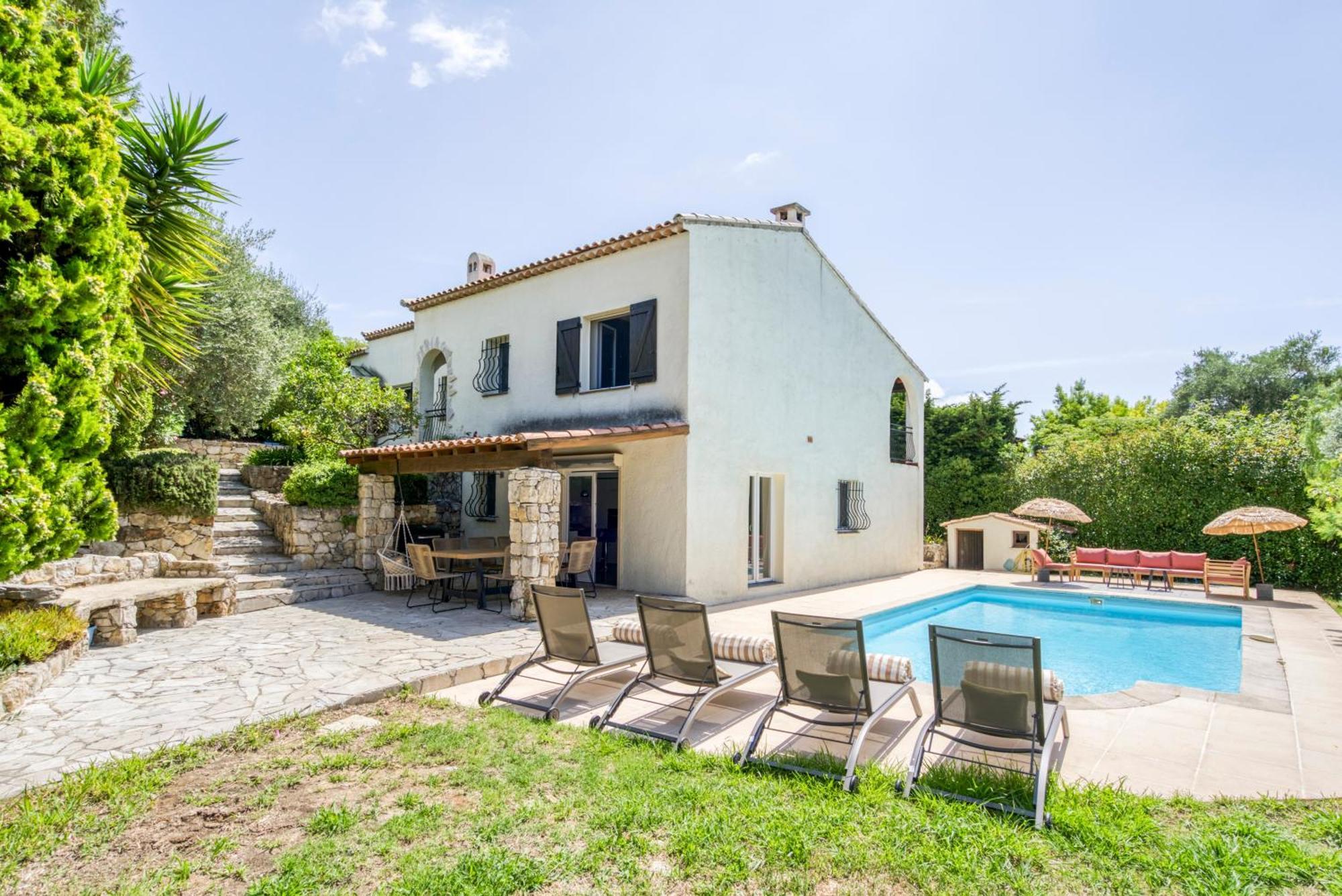 Belle Villa De Charme Avec Piscine Антиб Экстерьер фото